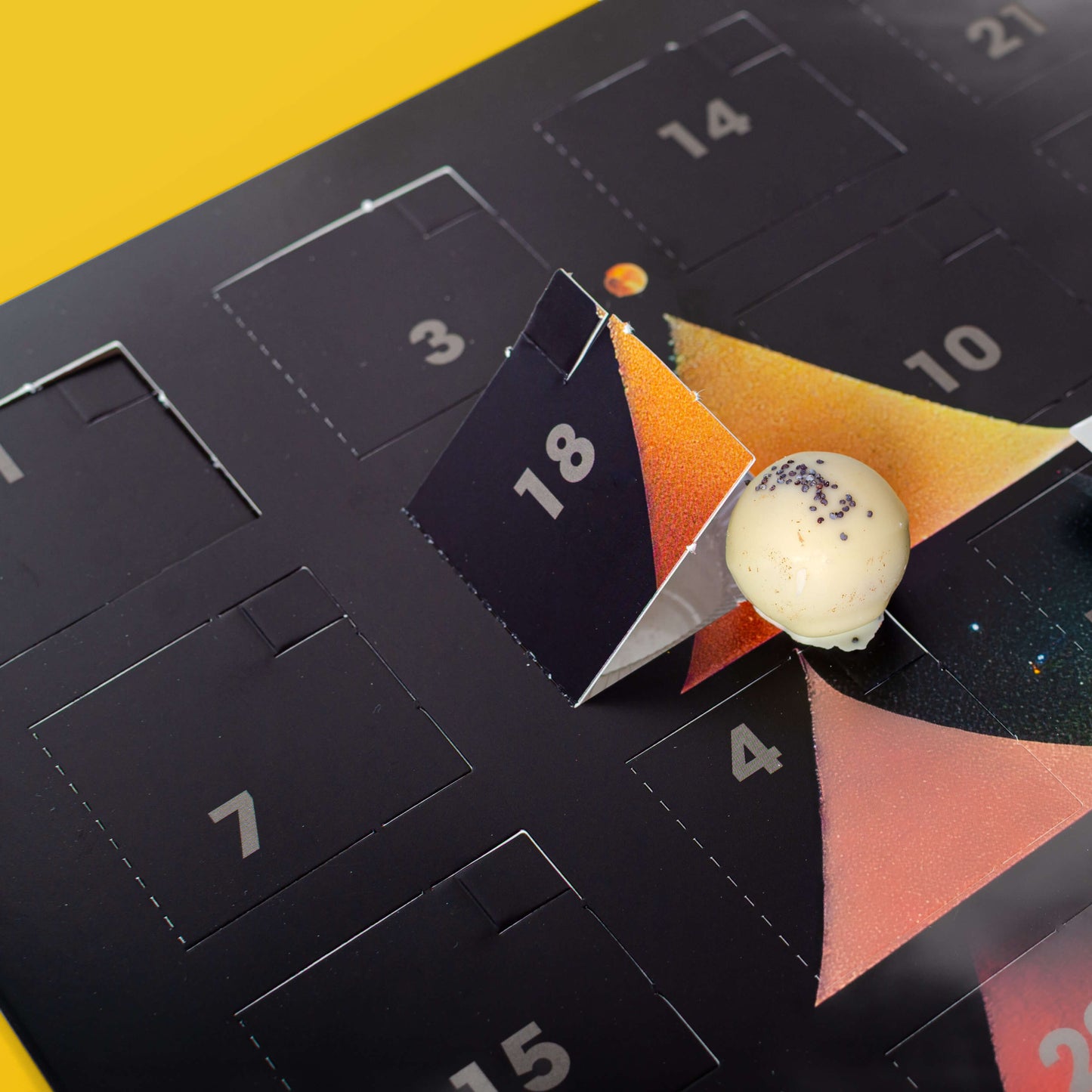 Pralinen-Adventskalender Tannenbaum