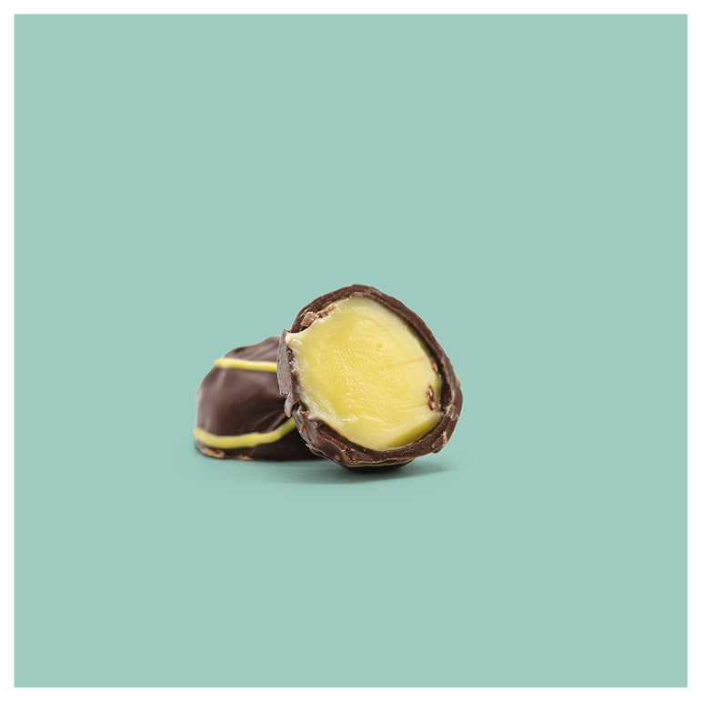 Passionsfrucht-Trüffel Praline