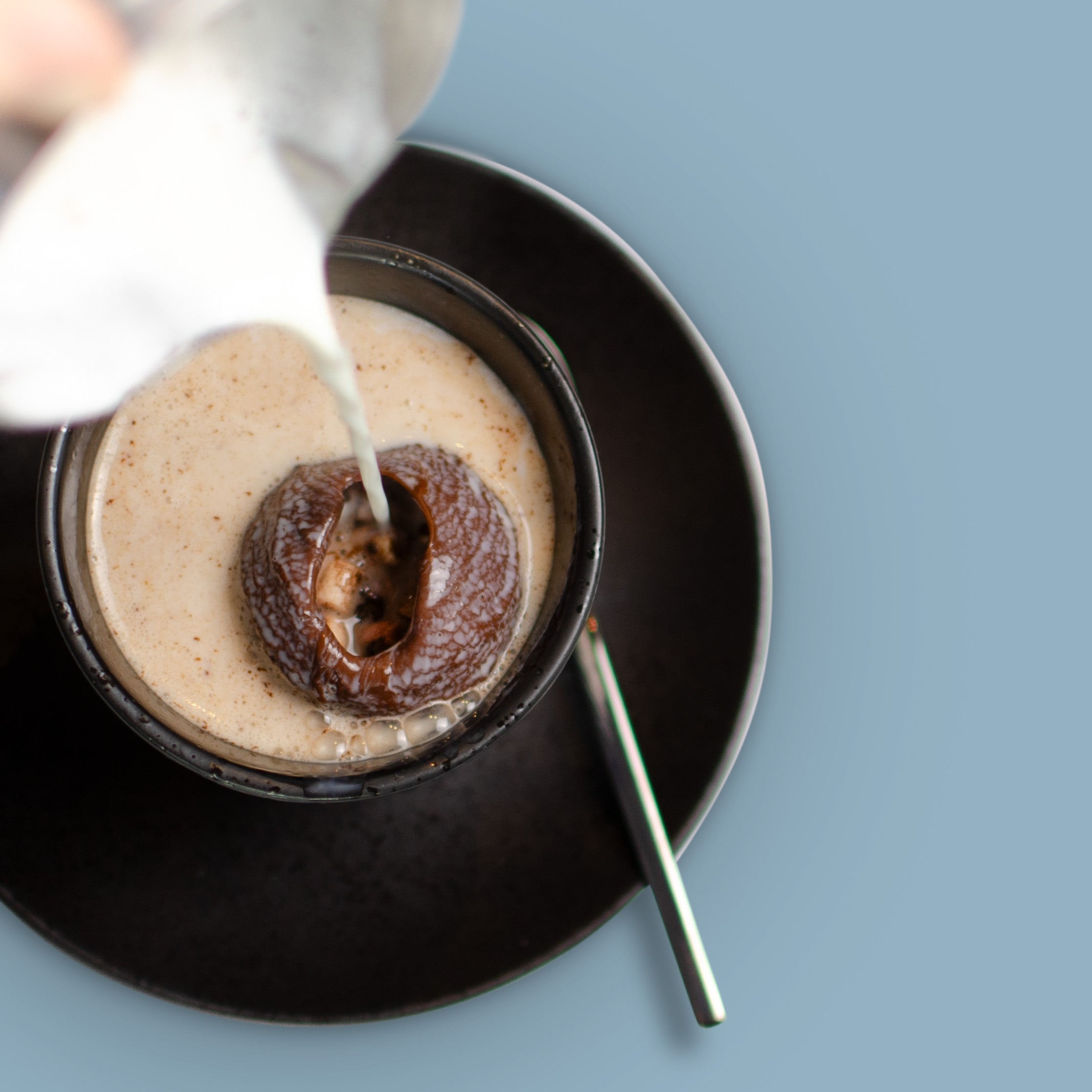 Schokoladenkugel mit Mini-Marshmallow