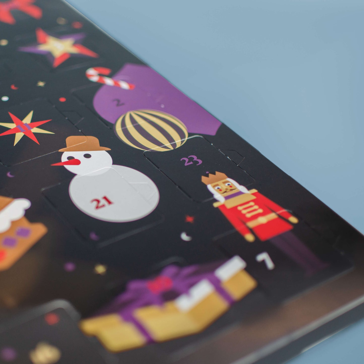 Schokoladen-Adventskalender Winterfiguren