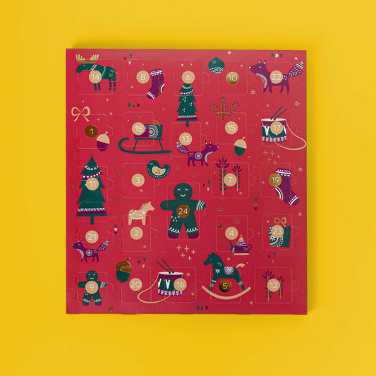 Schokoladen-Adventskalender Winterfreude