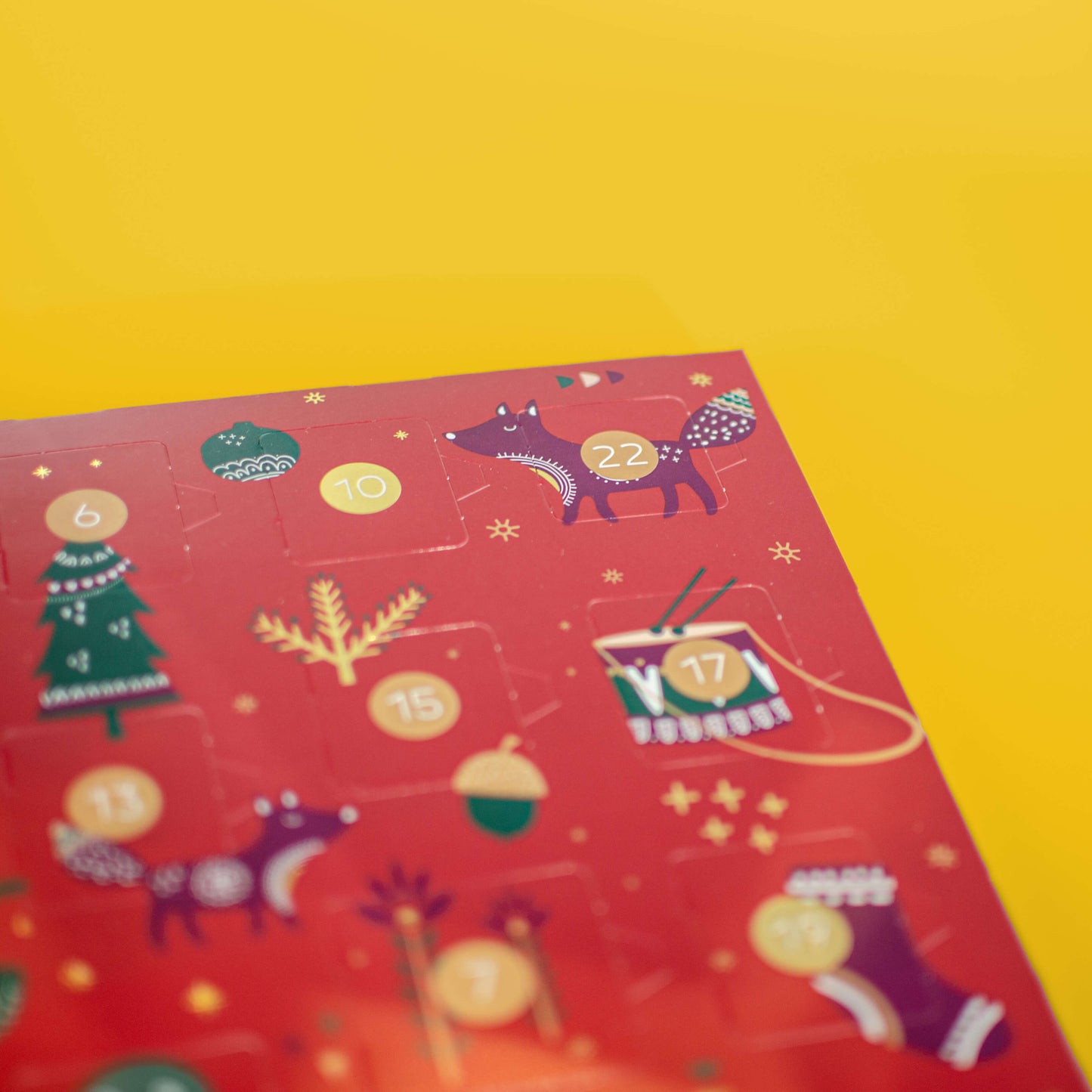 Schokoladen-Adventskalender Winterfreude