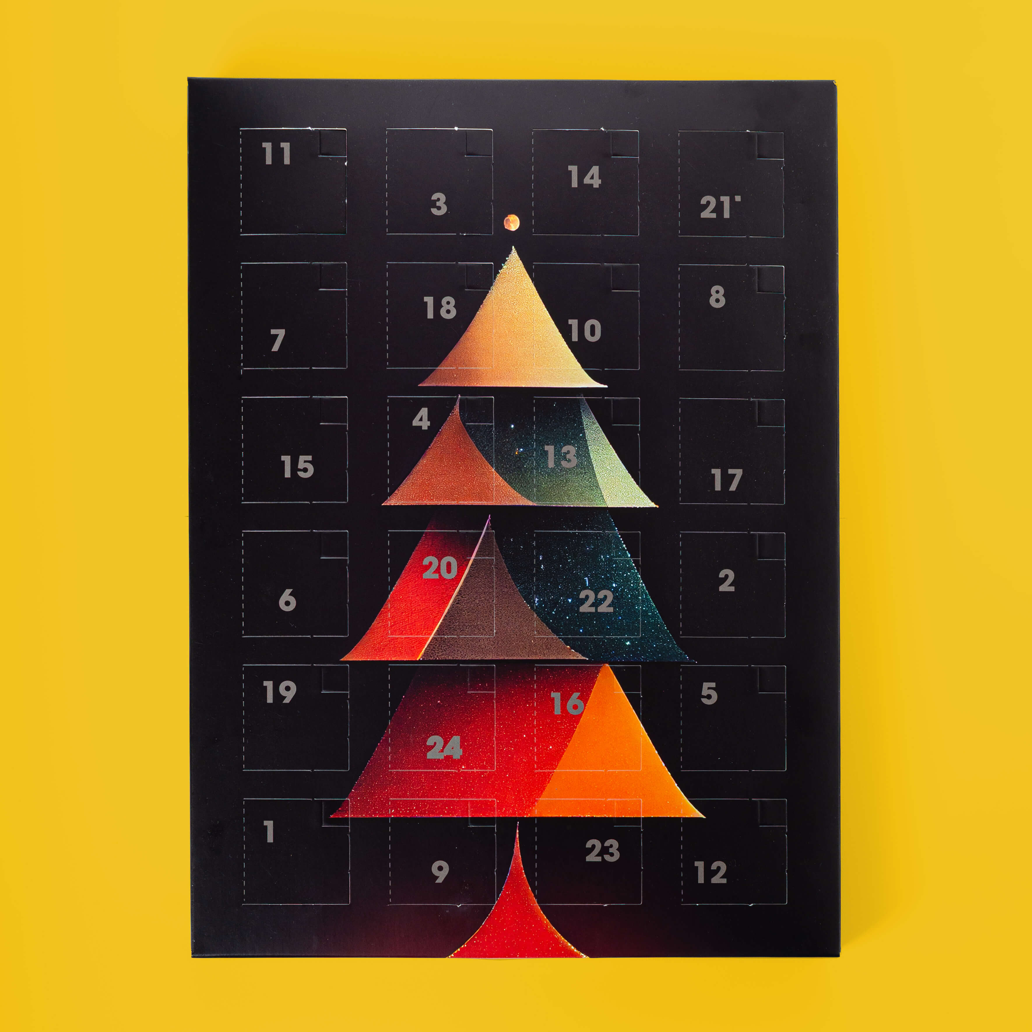 Pralinen-Adventskalender Tannenbaum