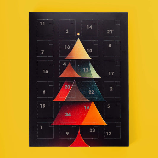 Pralinen-Adventskalender Tannenbaum