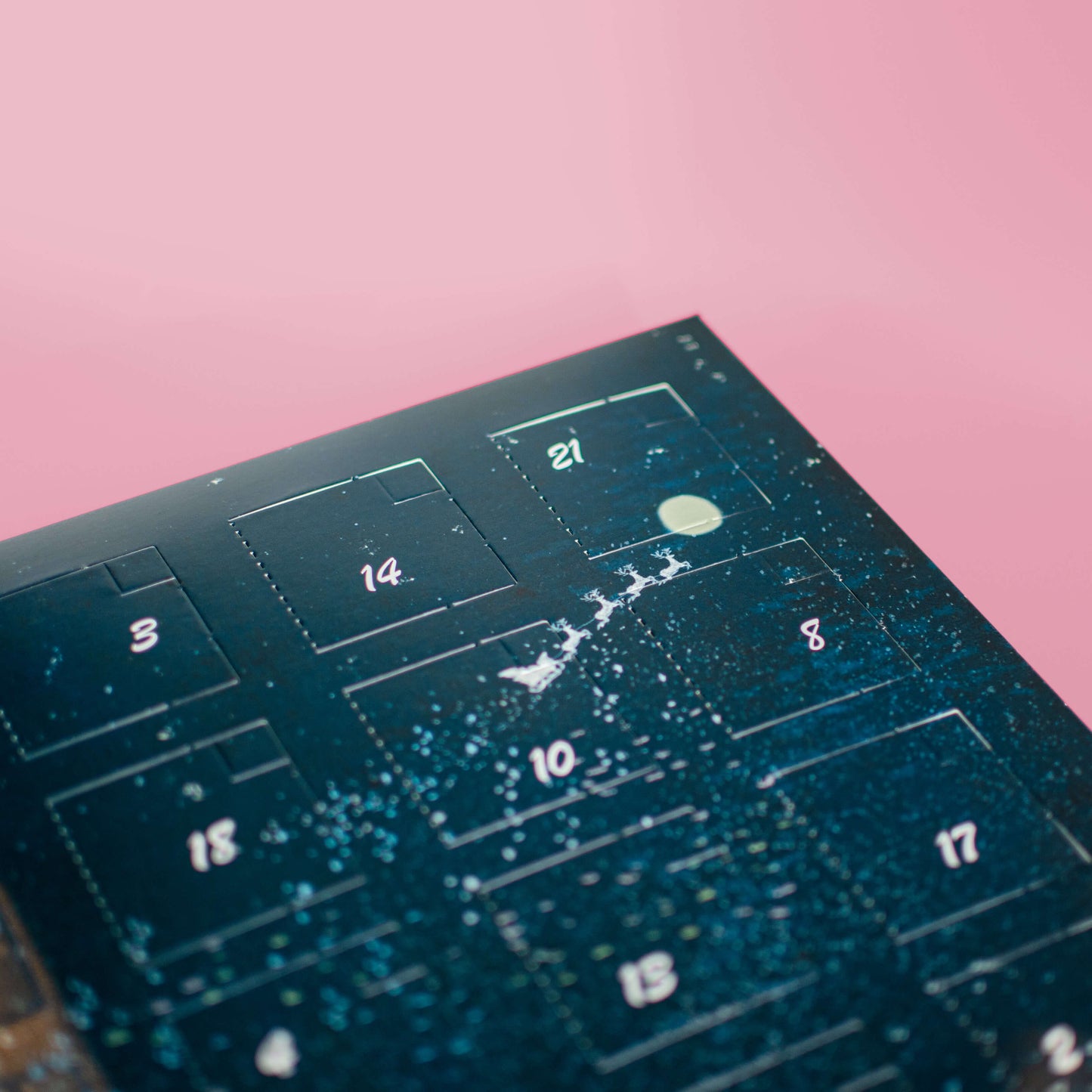 Pralinen-Adventskalender Winterlandschaft