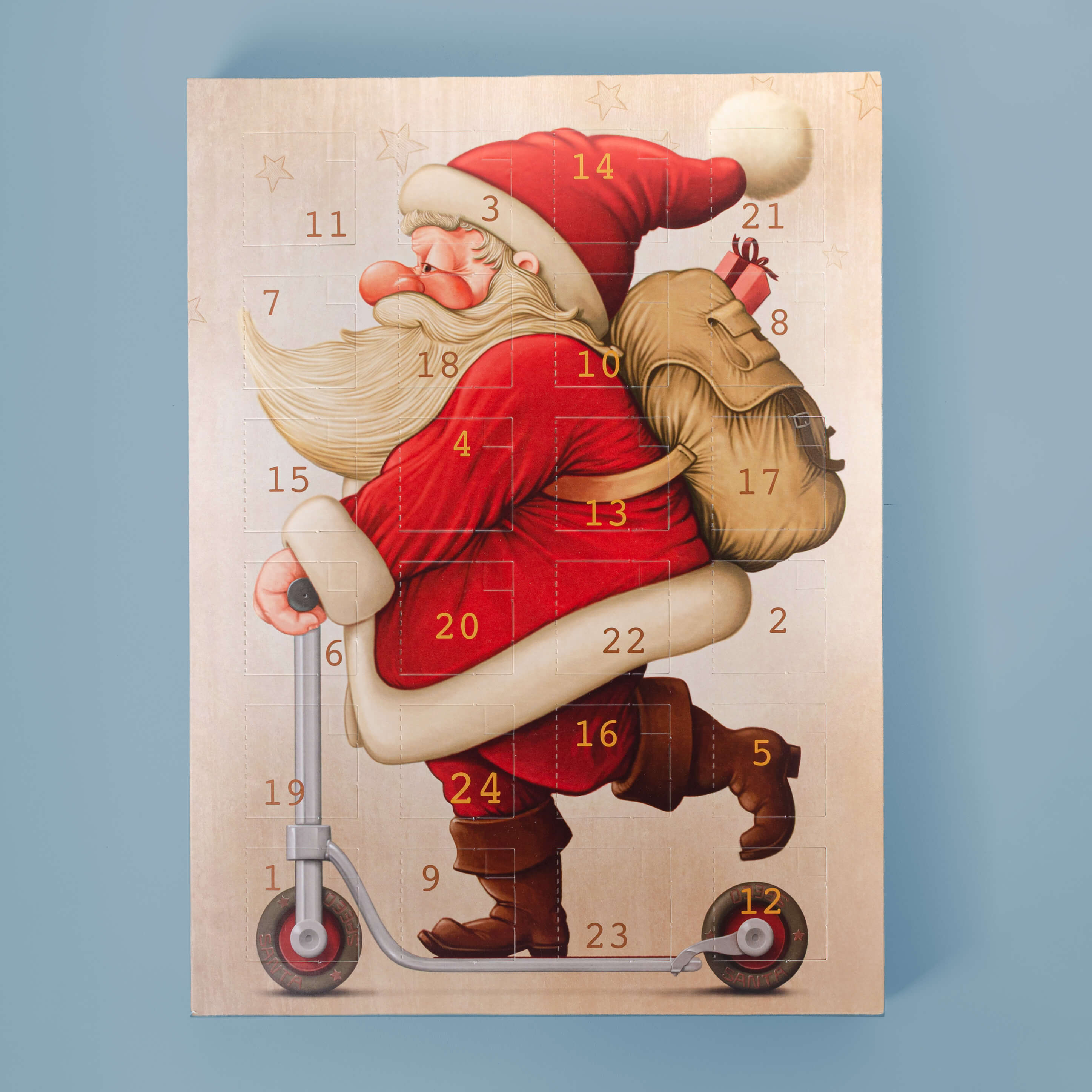 Pralinen-Adventskalender Weihnachtsmann