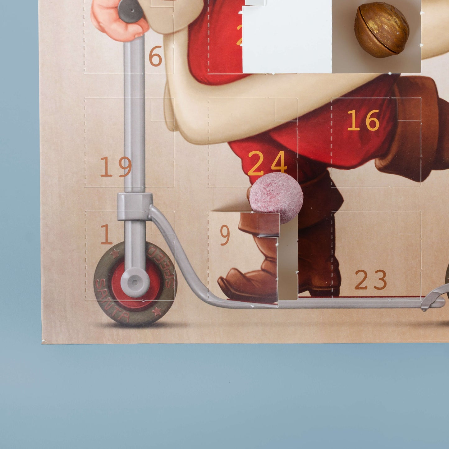 Pralinen-Adventskalender Weihnachtsmann