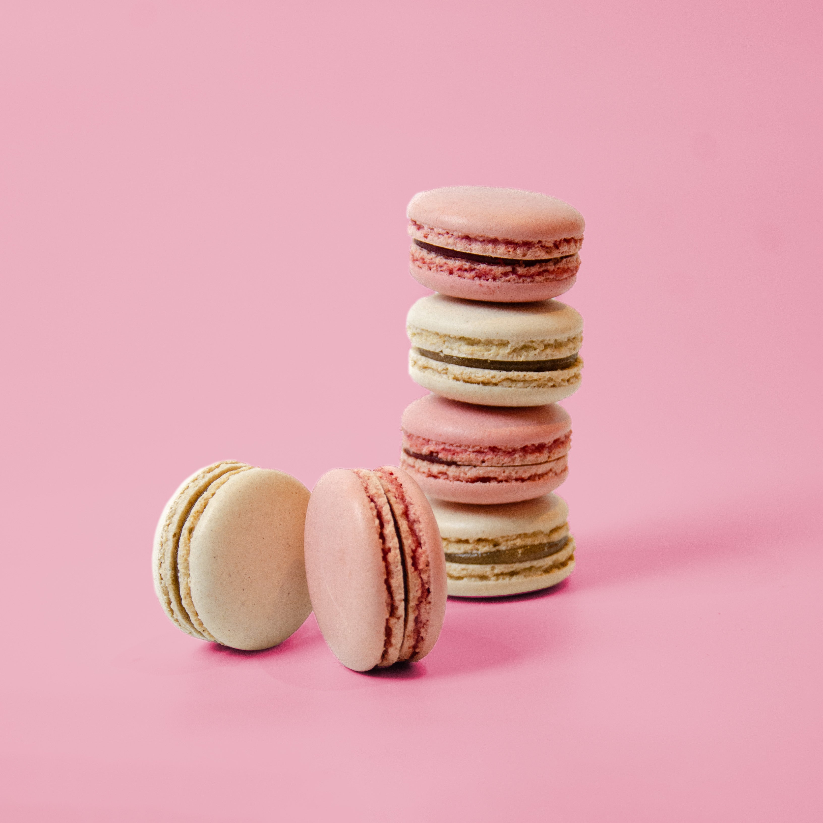 Macarons - rosa