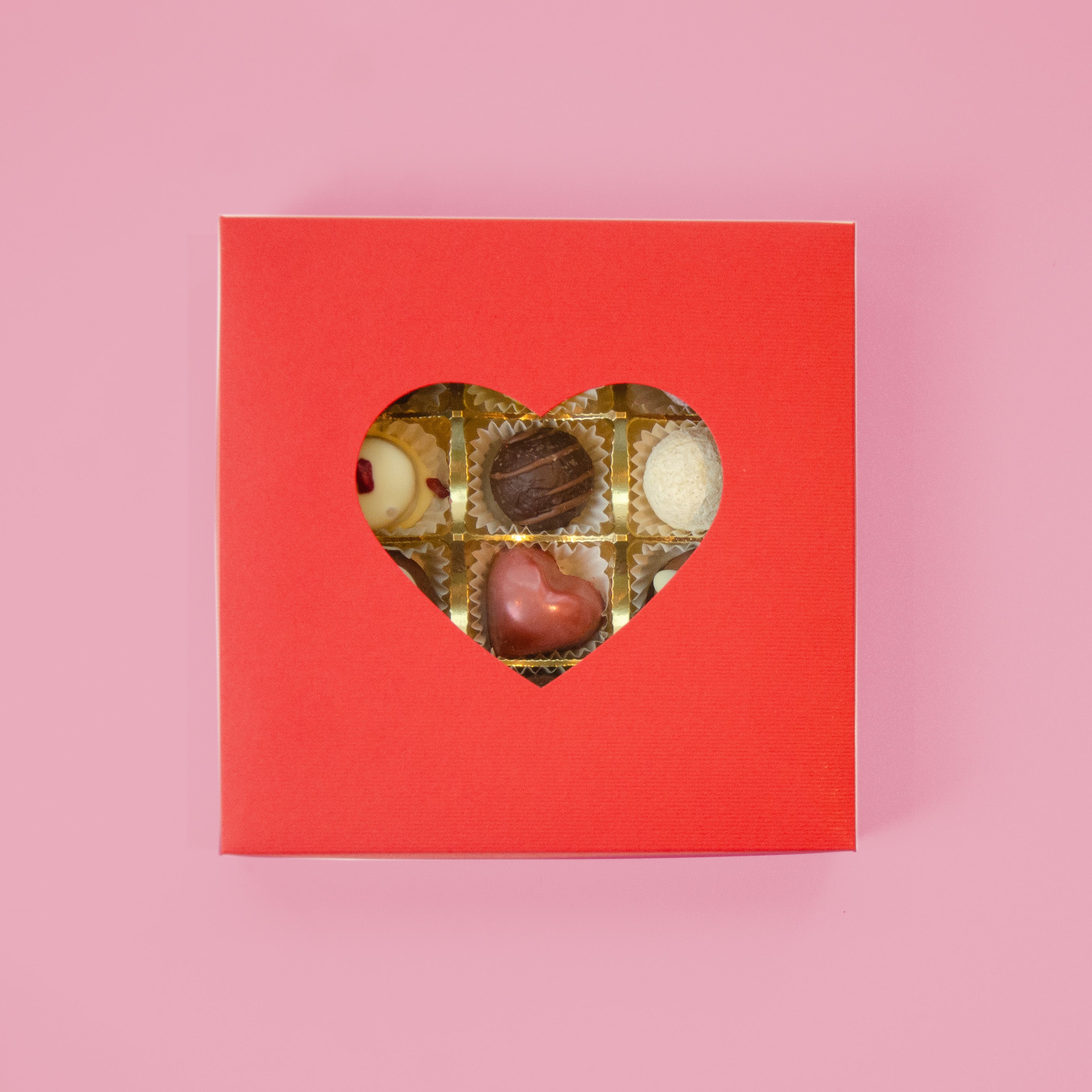 12er Pralinen Geschenkbox - Valentinstagedition