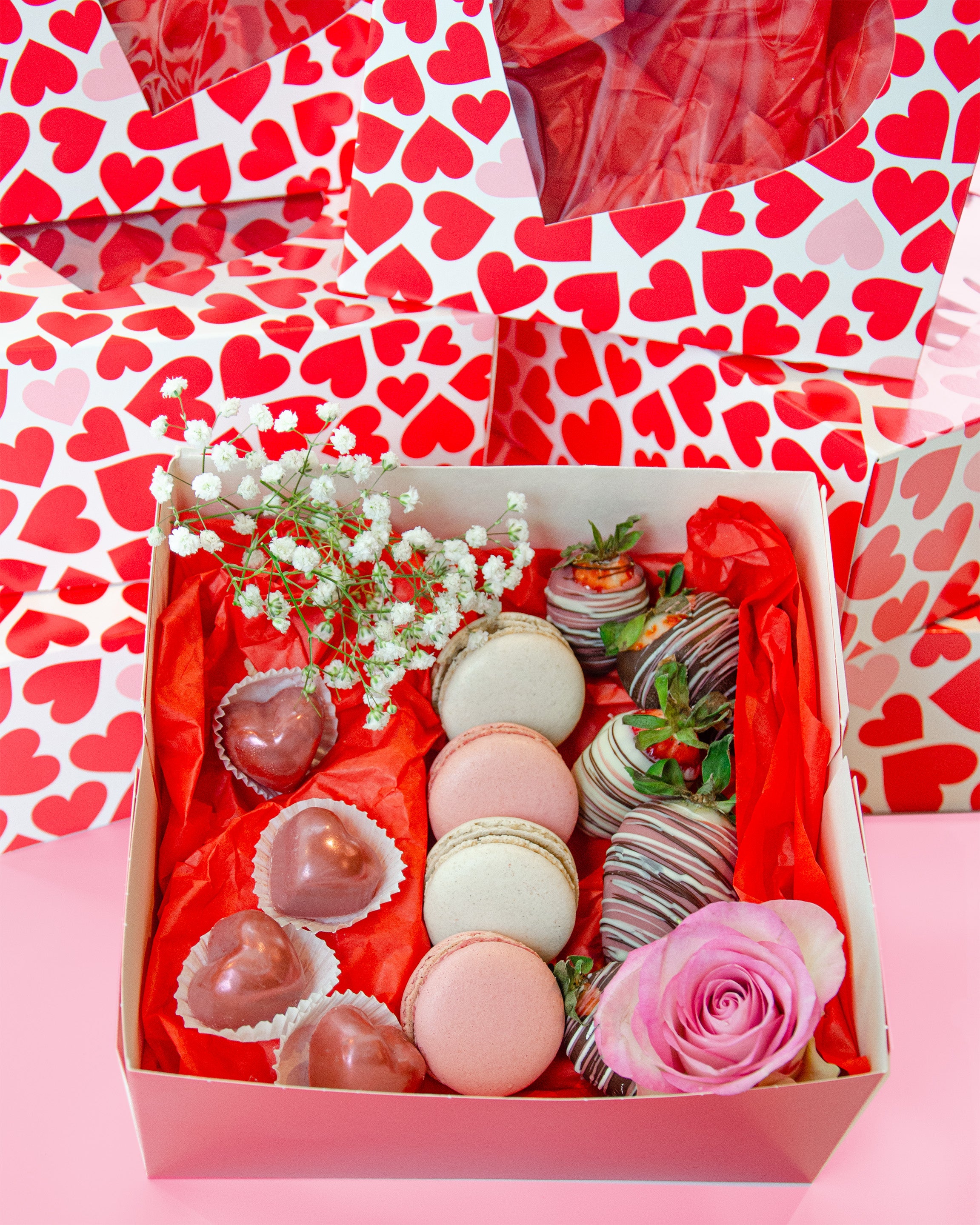 Valentinstags-Geschenkbox