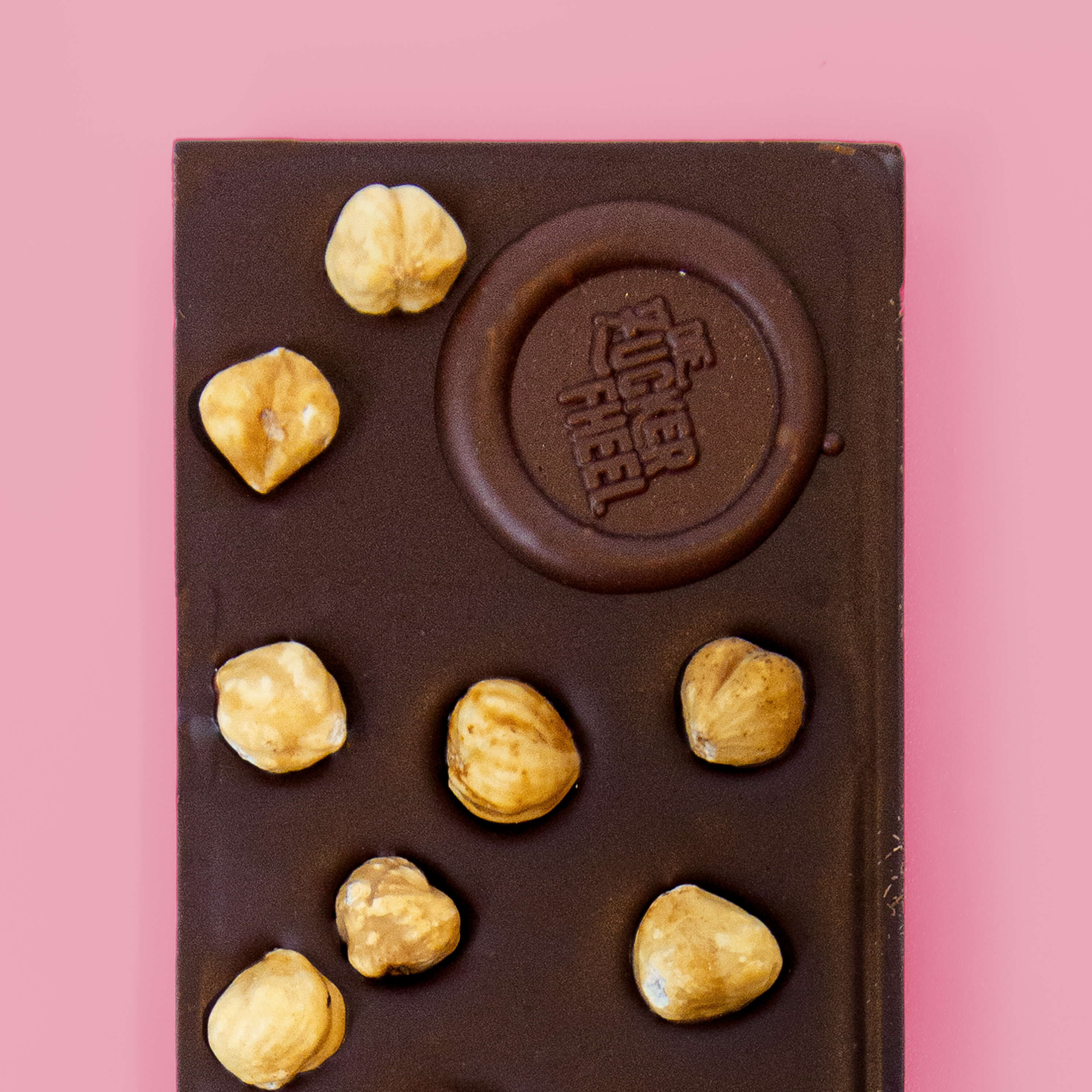 Dunkle Schokolade Haselnuss