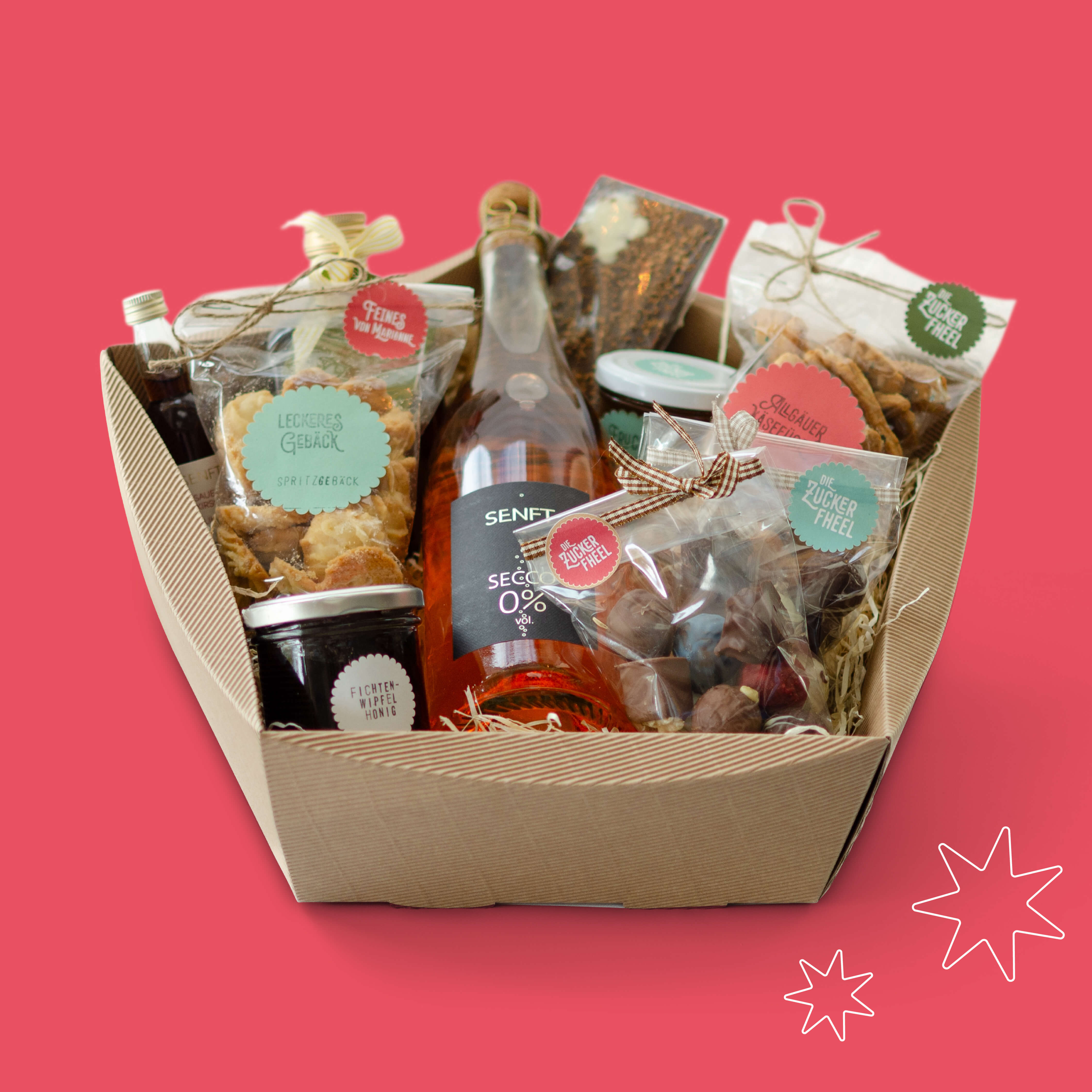 Großer Geschenkekorb - Weihnachtsedition