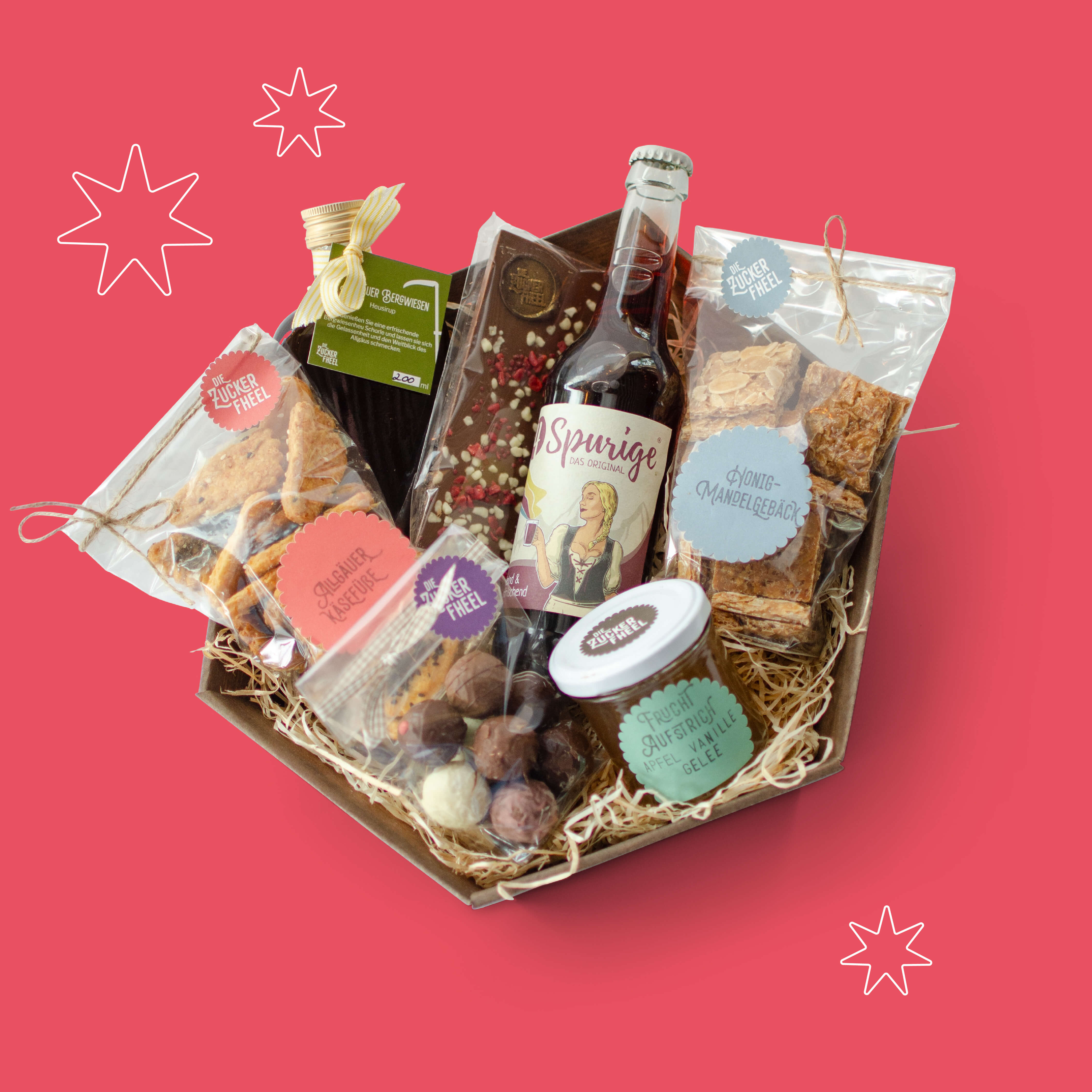 Mittlerer Geschenkekorb - Weihnachtsedition