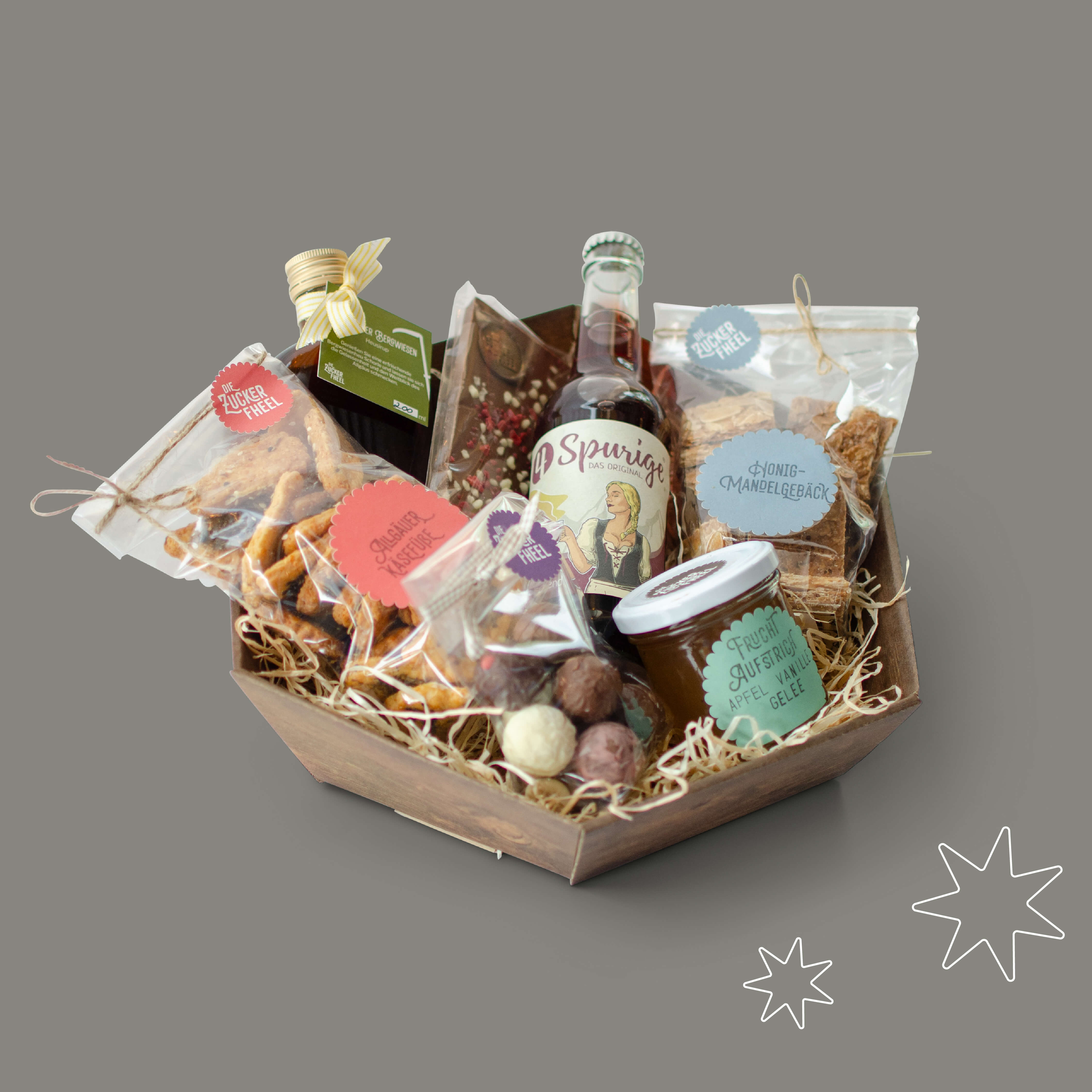 Mittlerer Geschenkekorb - Weihnachtsedition