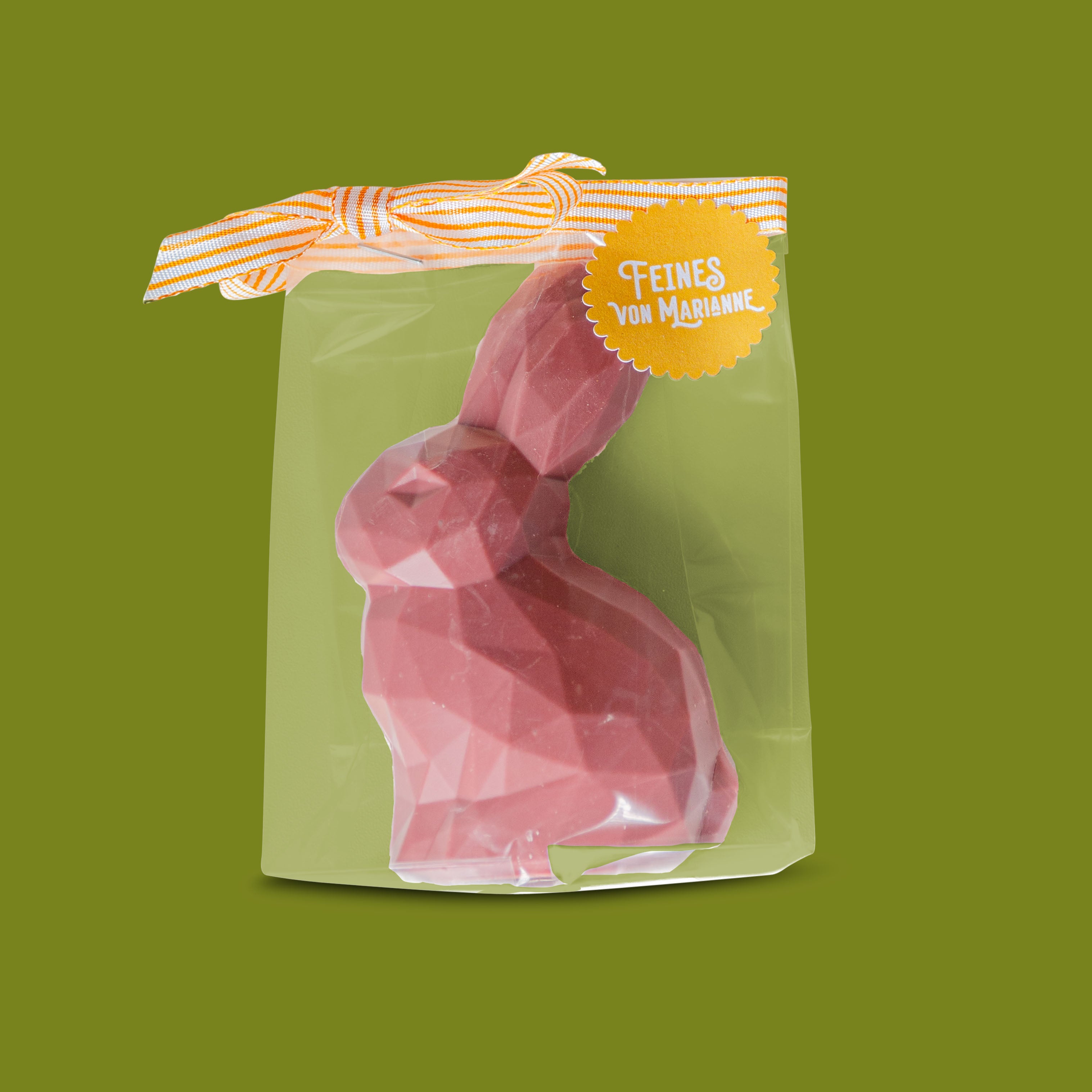 Diamant Osterhase Ruby Schokolade