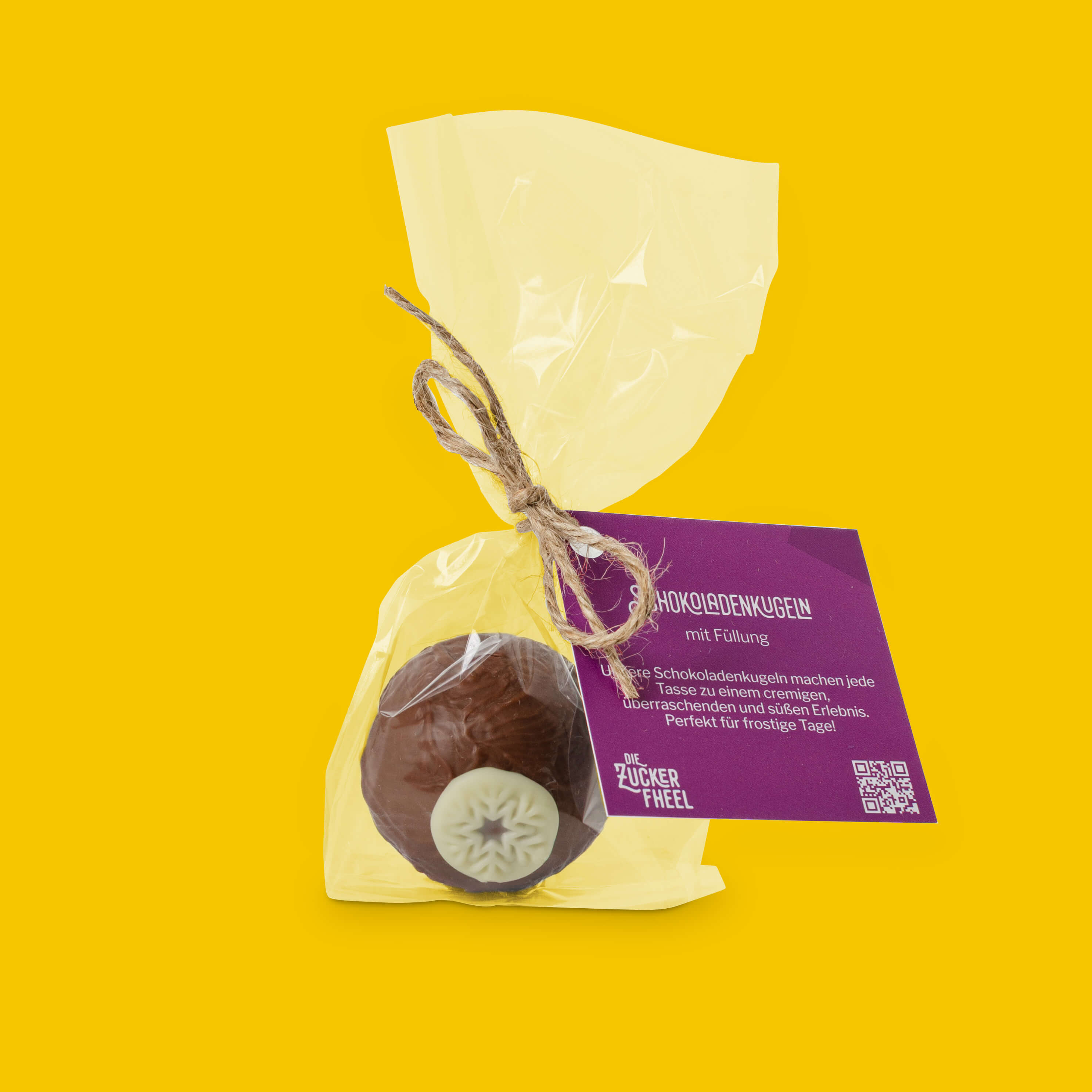 Heiße Lebkuchen-Schokoladenkugel