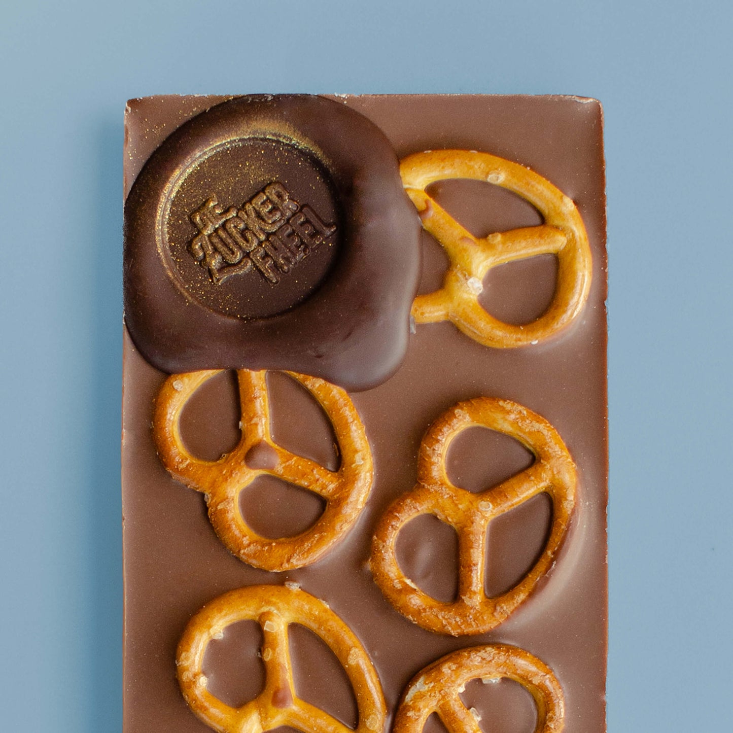 Vollmilchschokolade Salzbrezel