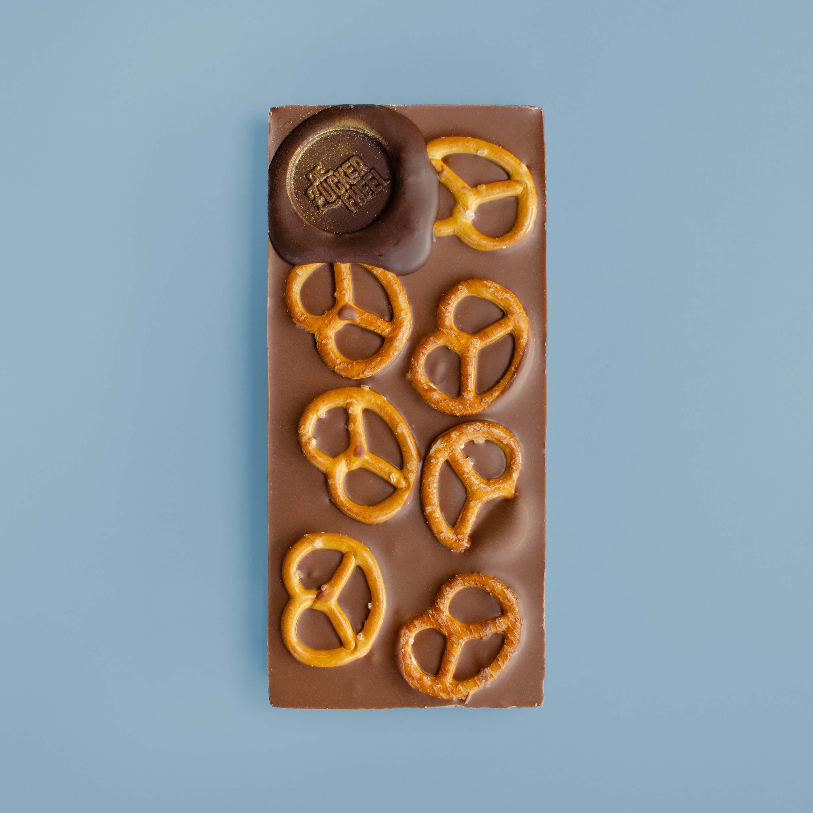 Vollmilchschokolade Salzbrezel