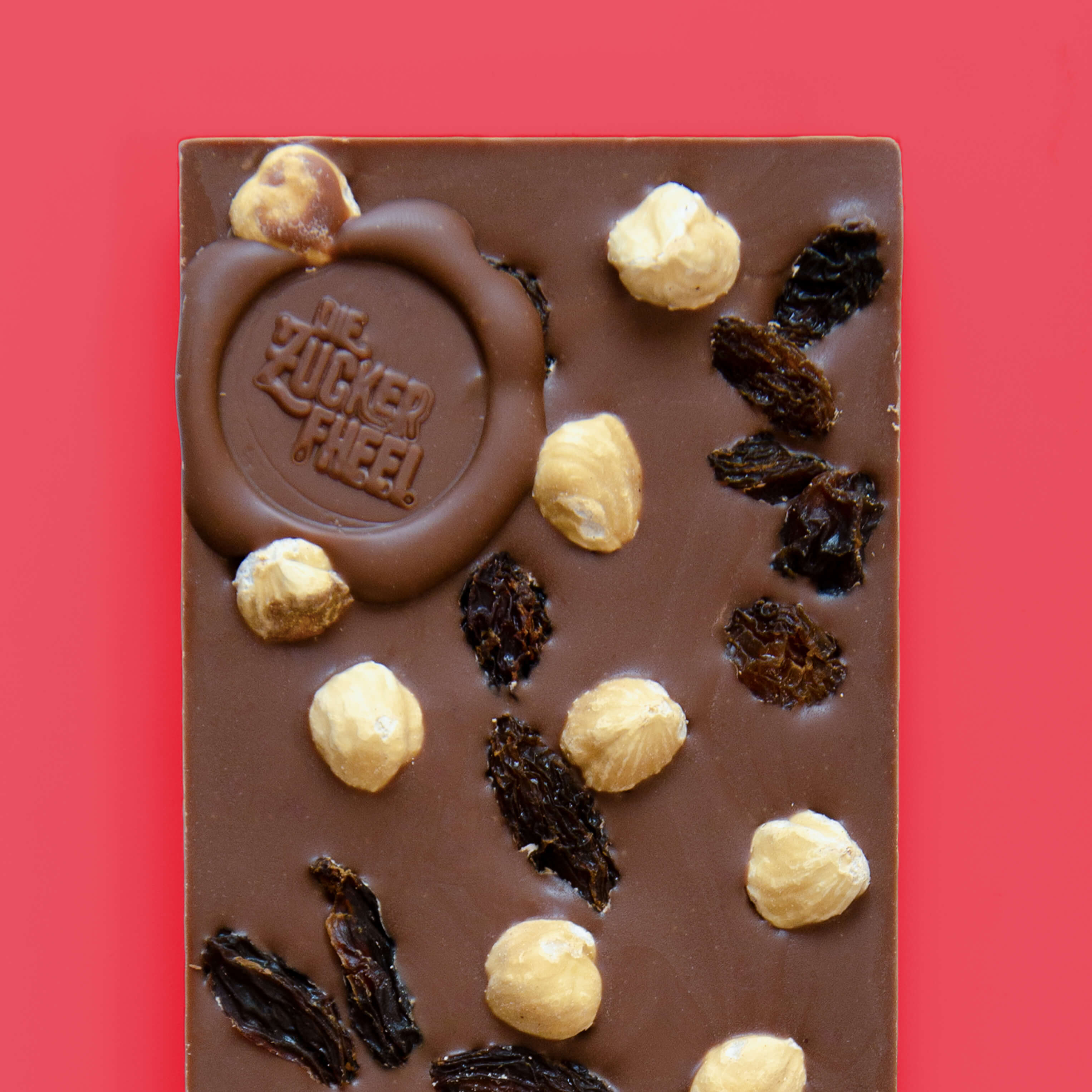 Vollmilchschokolade Traube-Nuss