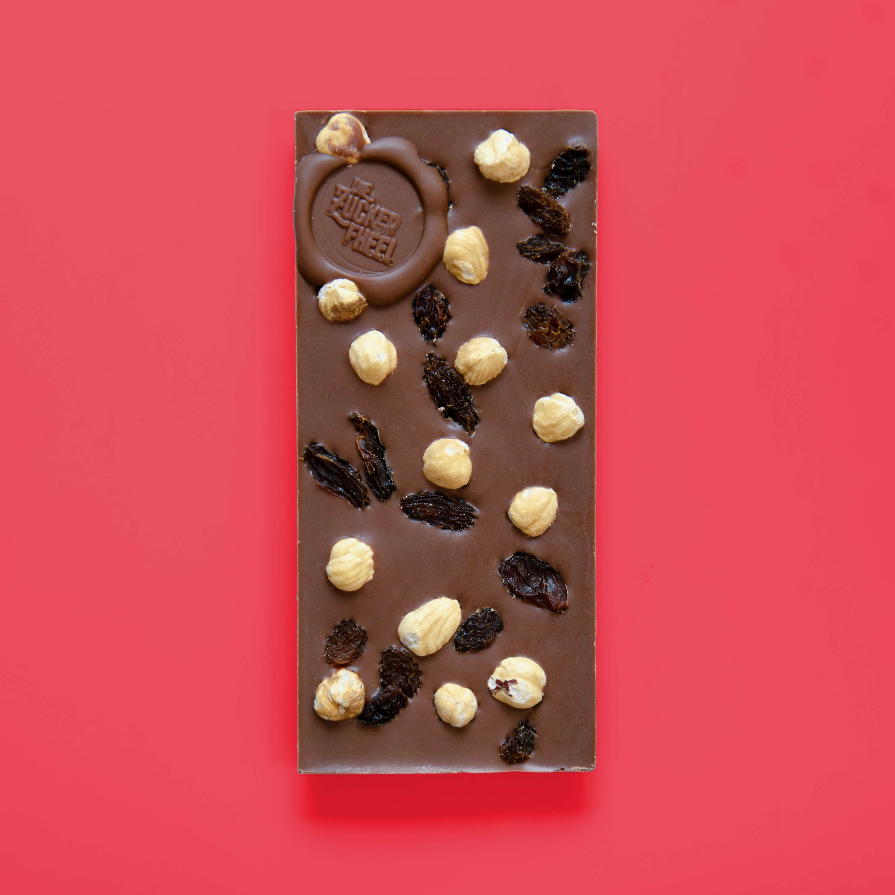 Vollmilchschokolade Traube-Nuss