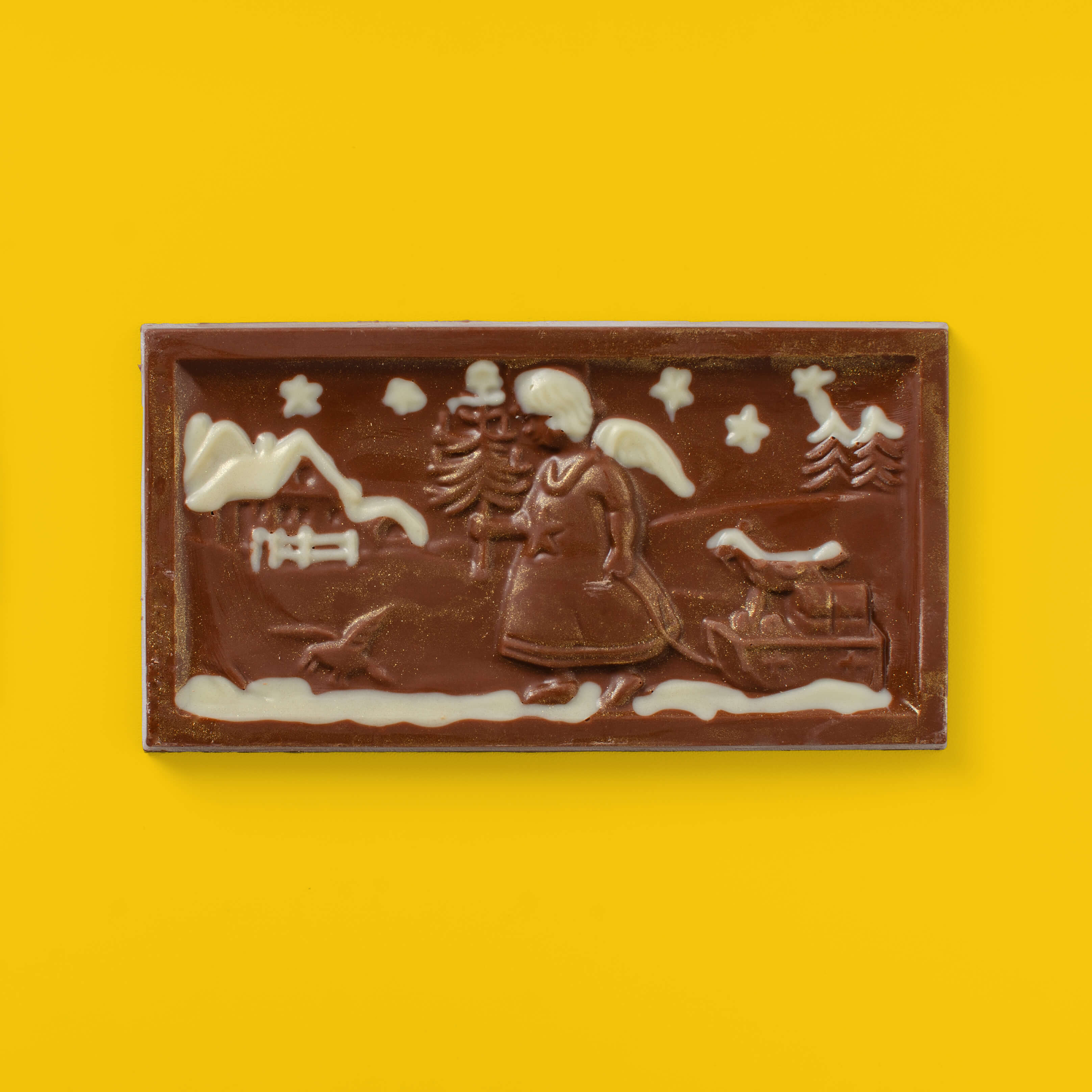 Weihnachtsschokolade Engel