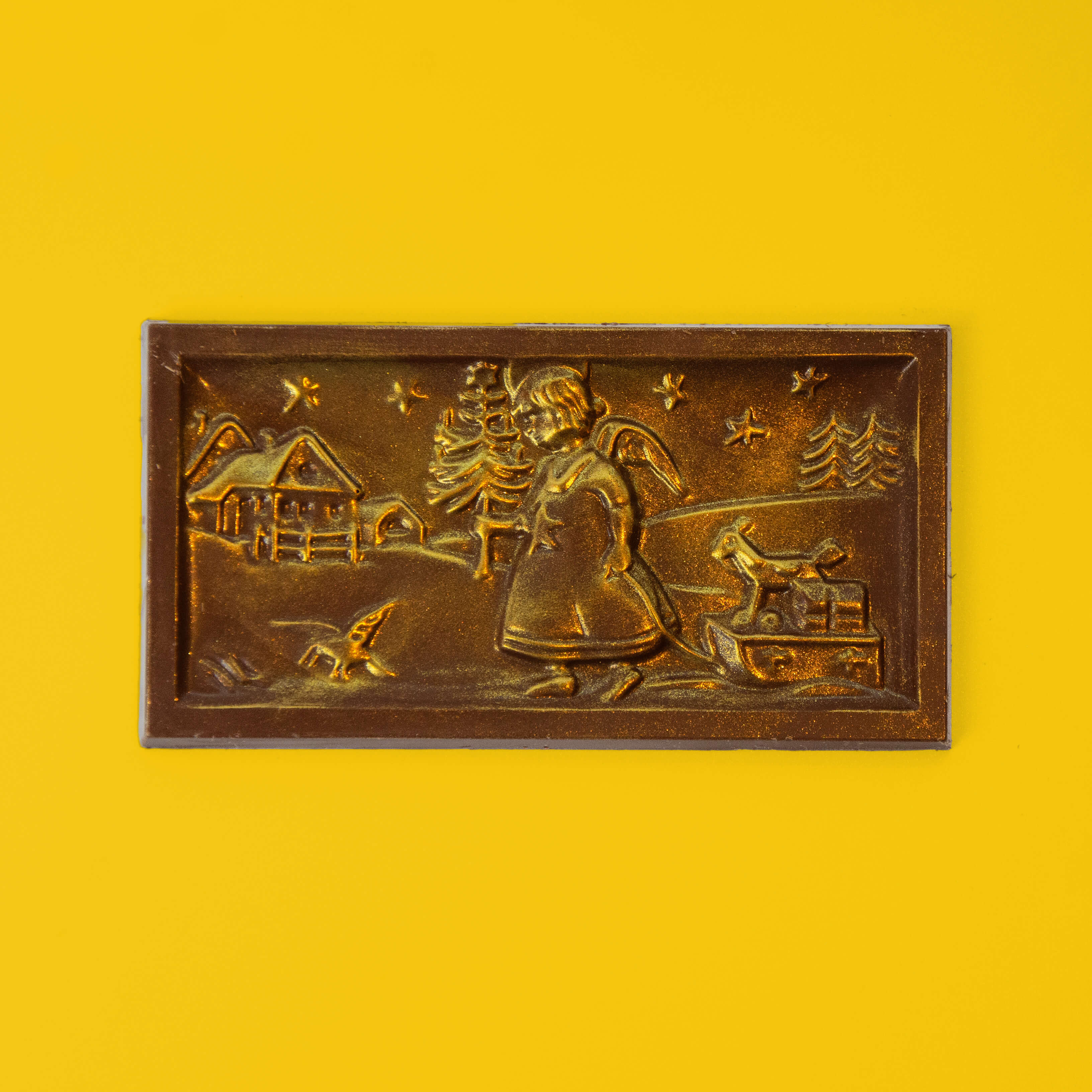 Weihnachtsschokolade Engel